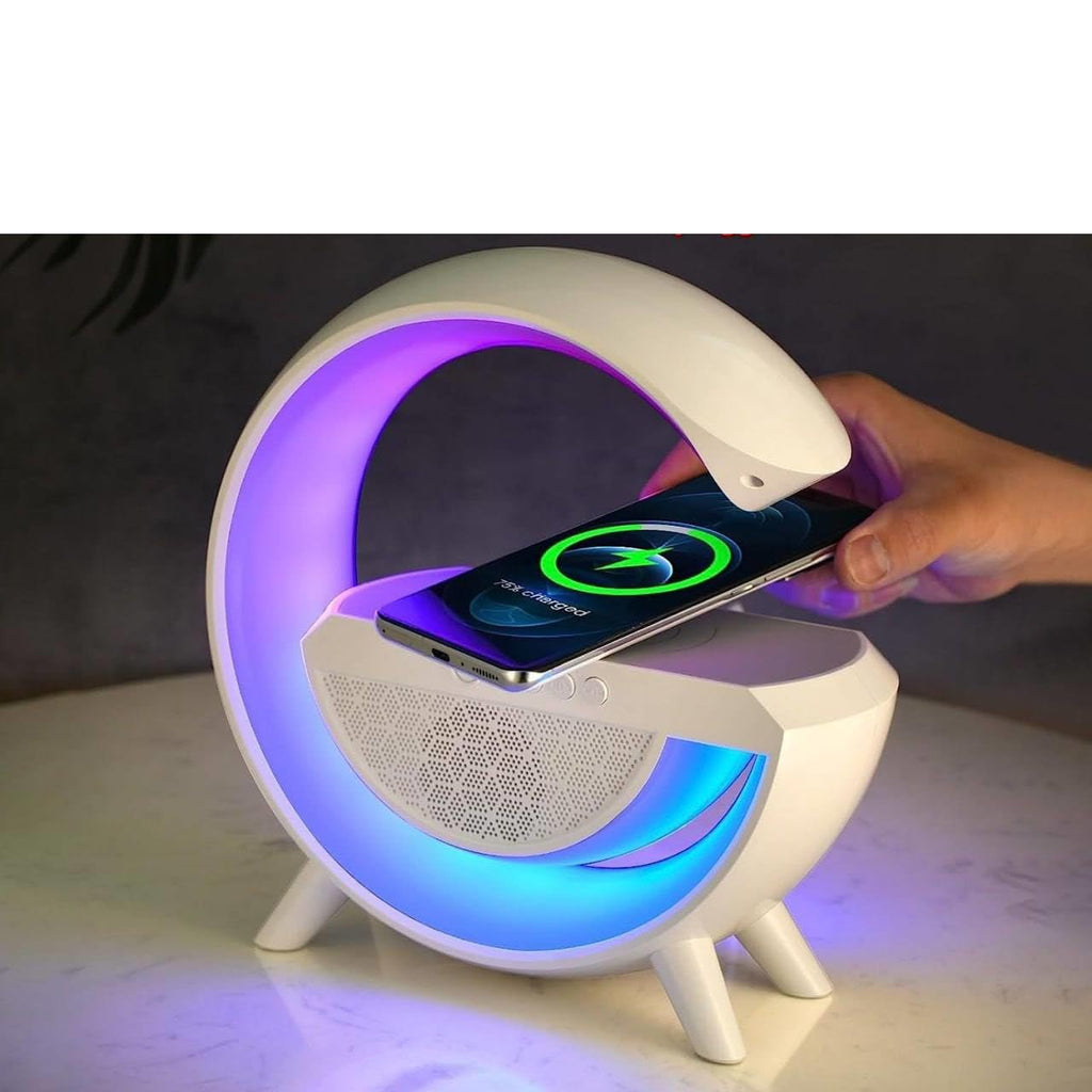 G-Shape LED Wireless Charging Speaker Lamp