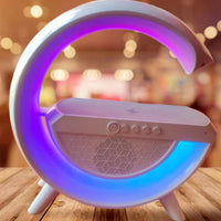 G-Shape LED Wireless Charging Speaker Lamp