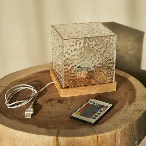 3D Ocean Wave Projector Lamp - Romantic LED Night Light Water Wave Effect